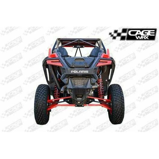 CageWRX Polaris RZR PRO XP "SUPER SHORTY" 4-Door Assembled Roll Cage with Roof (Raw)