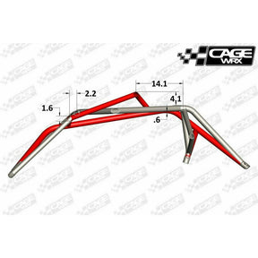 CageWRX Yamaha YXZ 1000R "BAJA SPEC" Unassembled Cage Kit (Raw)