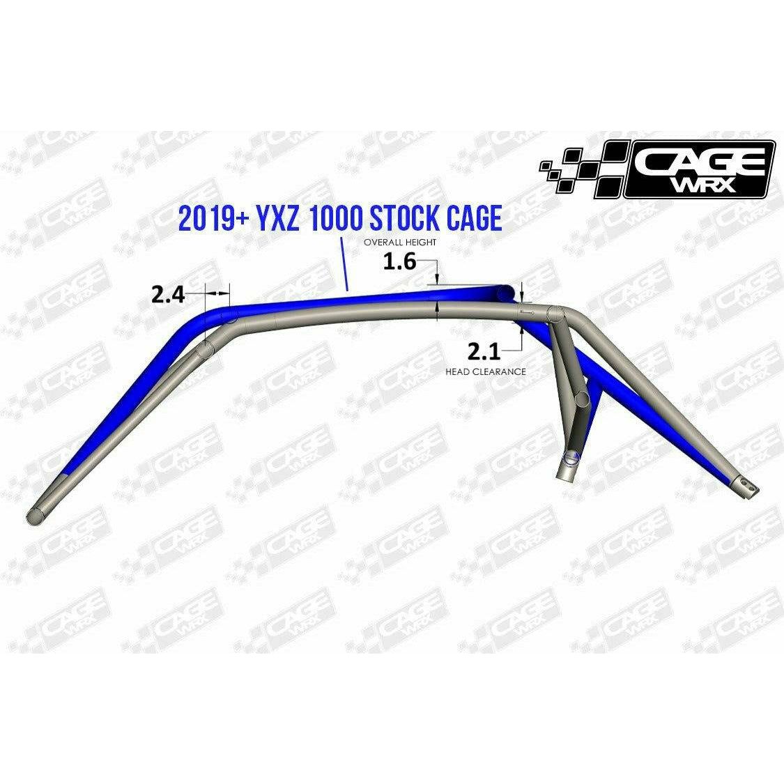 CageWRX Yamaha YXZ 1000R "SUPER SHORTY" Unassembled Cage Kit (Raw)