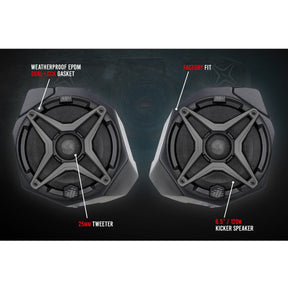 Can Am X3 Front Speaker Pods - Kombustion Motorsports