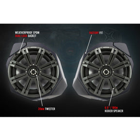 Can Am X3 Front Speaker Pods - Kombustion Motorsports