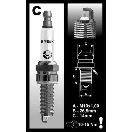 Can Am X3 Replacement Spark Plug | Brisk