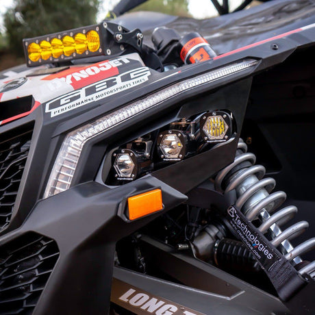 Can Am X3 S1 Triple LED Headlight Kit | Baja Designs