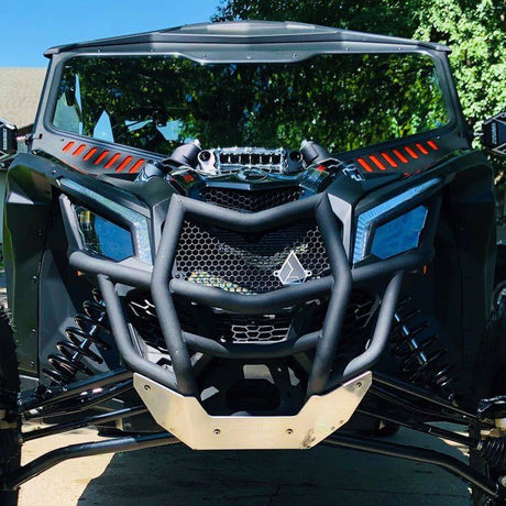 Can Am X3 Vented Glass Front Windshield 2.0