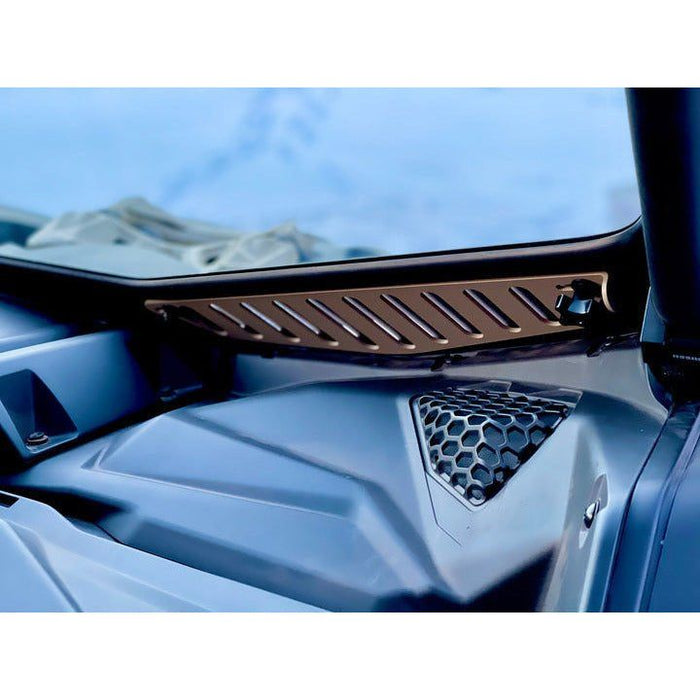 Can Am X3 Vented Glass Front Windshield 2.0 Bent Metal