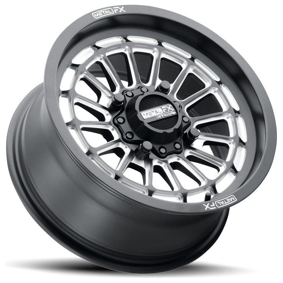 Delta Wheel (Satin Black Contrast Cut) | Metal FX Offroad