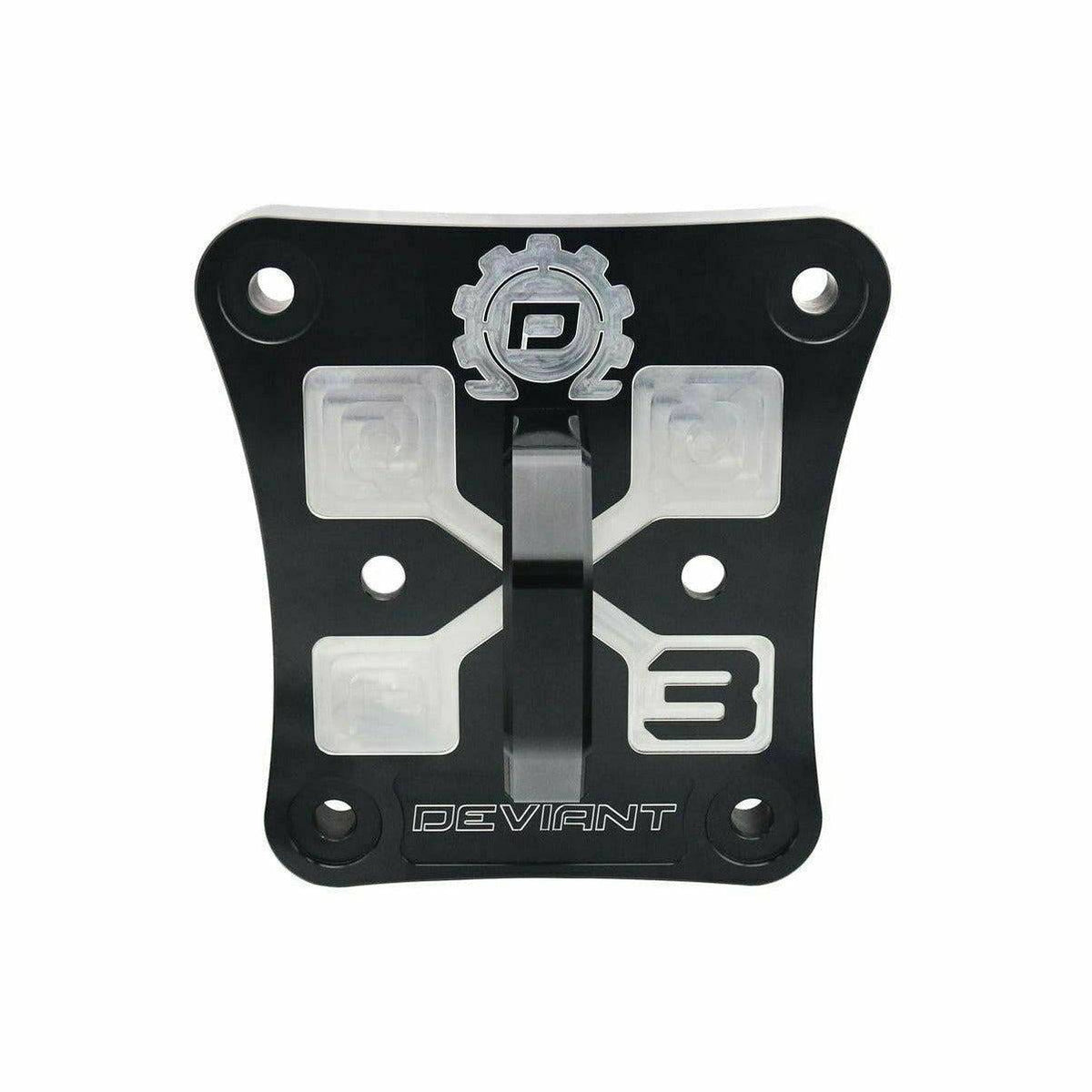Deviant Can Am Maverick X3 Billet Radius Arm Plate with D-Ring - Kombustion Motorsports