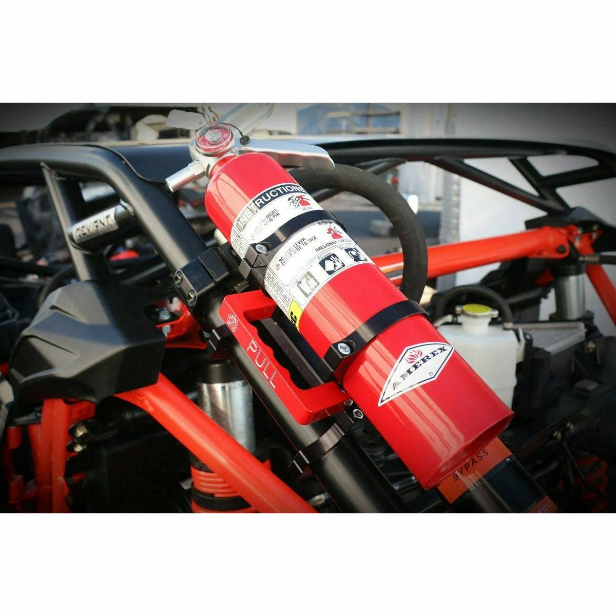 Deviant Quick Detach Mount with Fire Extinguisher - Kombustion Motorsports