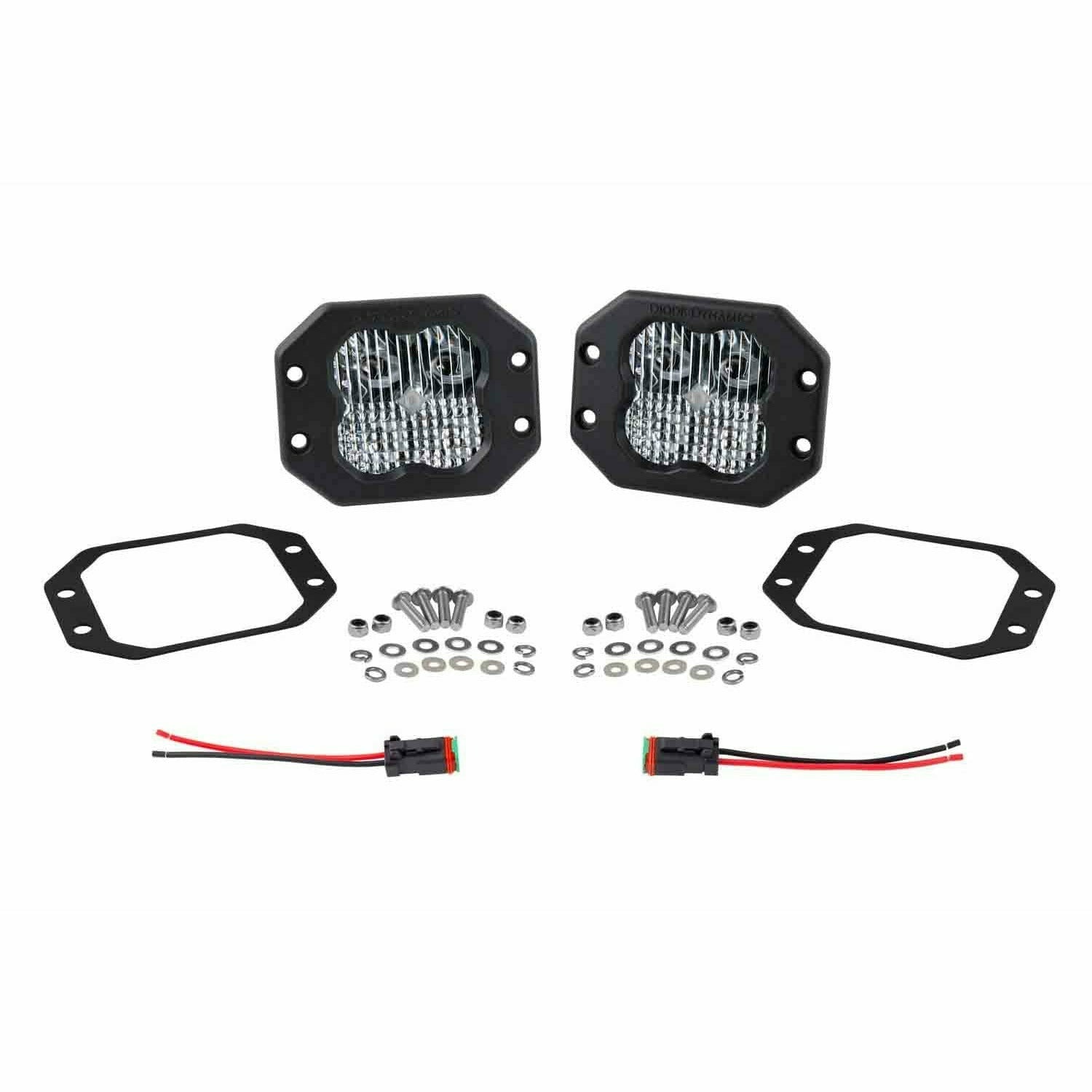 Diode Dynamics Stage Series Sport 3" Flush Pod Lights (Pair)