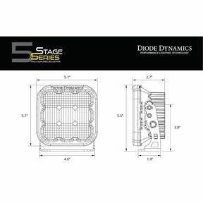 Diode Dynamics Stage Series Sport 5" Pod Light
