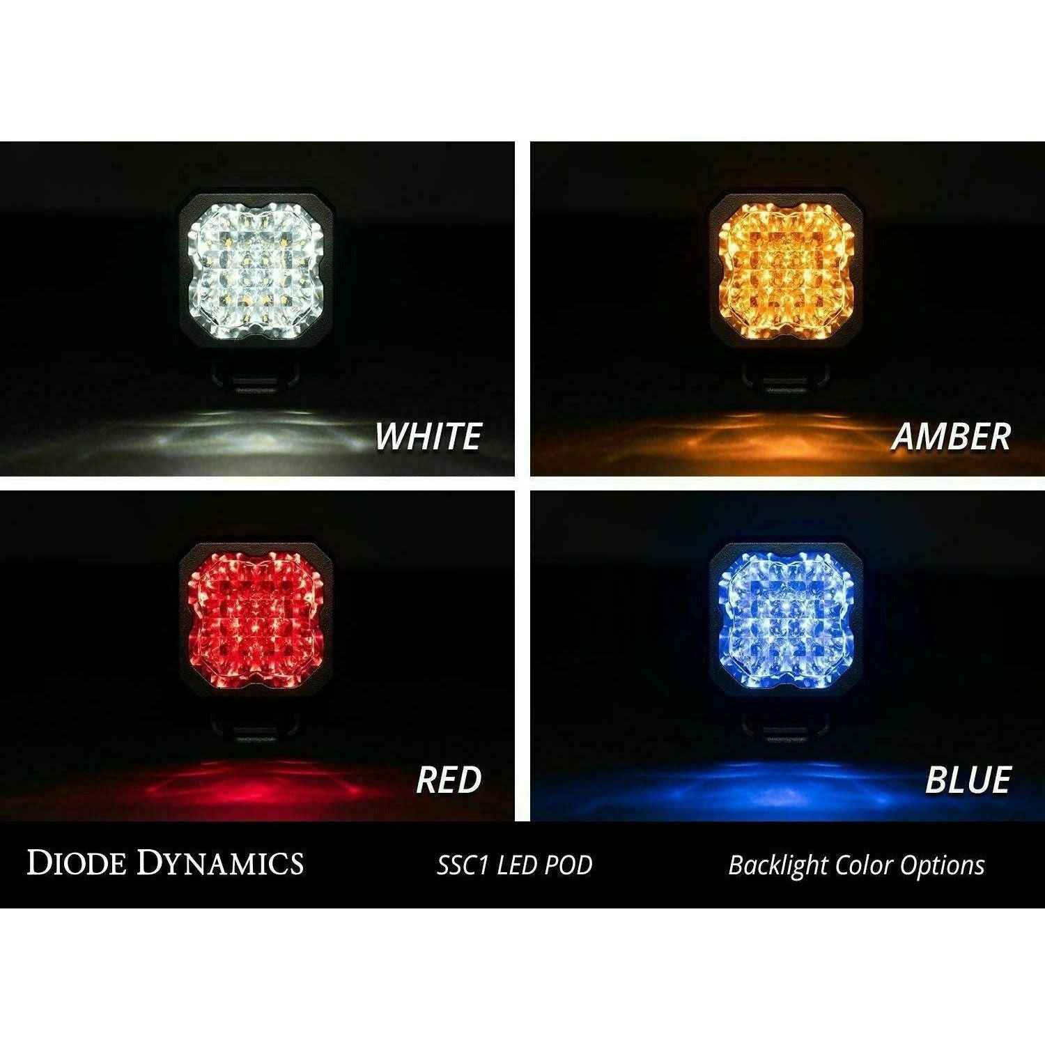 Diode Dynamics Stage Series Sport C1 Flush Pod Lights (Pair)