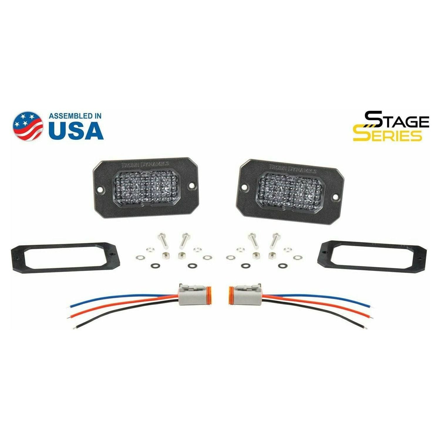 Diode Dynamics Stage Series Sport C2 Flush Pod Lights (Pair)