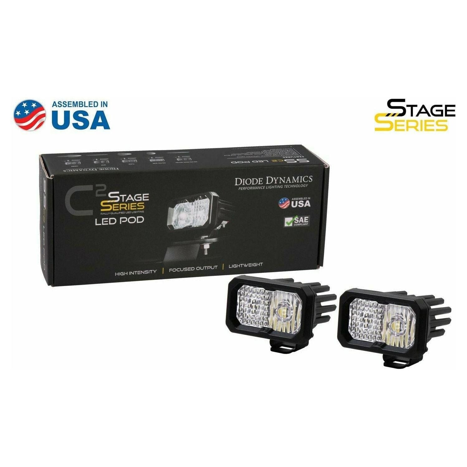 Diode Dynamics Stage Series Sport C2 Pod Lights (Pair)