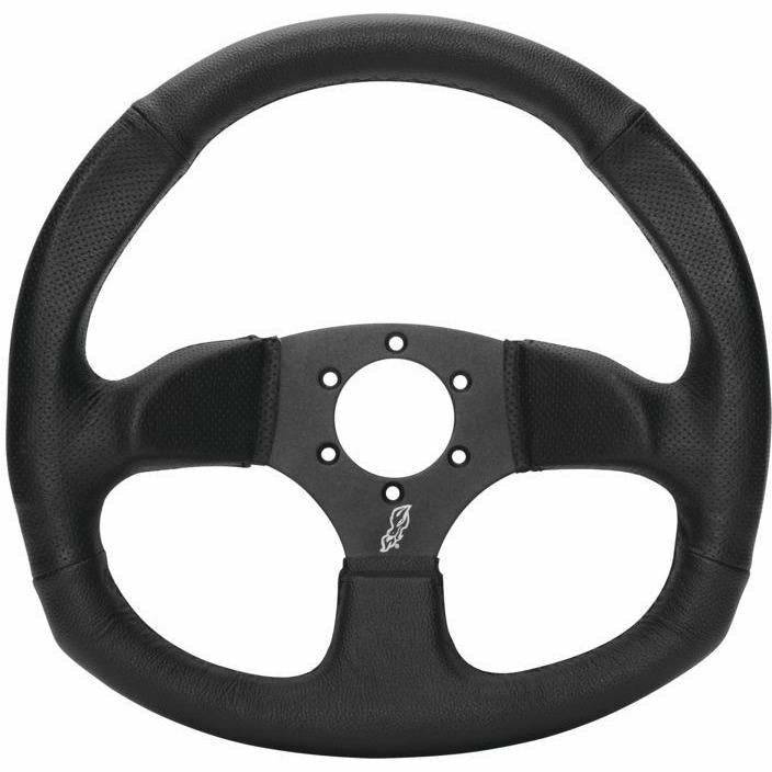 DragonFire Racing D Shaped Steering Wheel Iron Series (Vinyl)