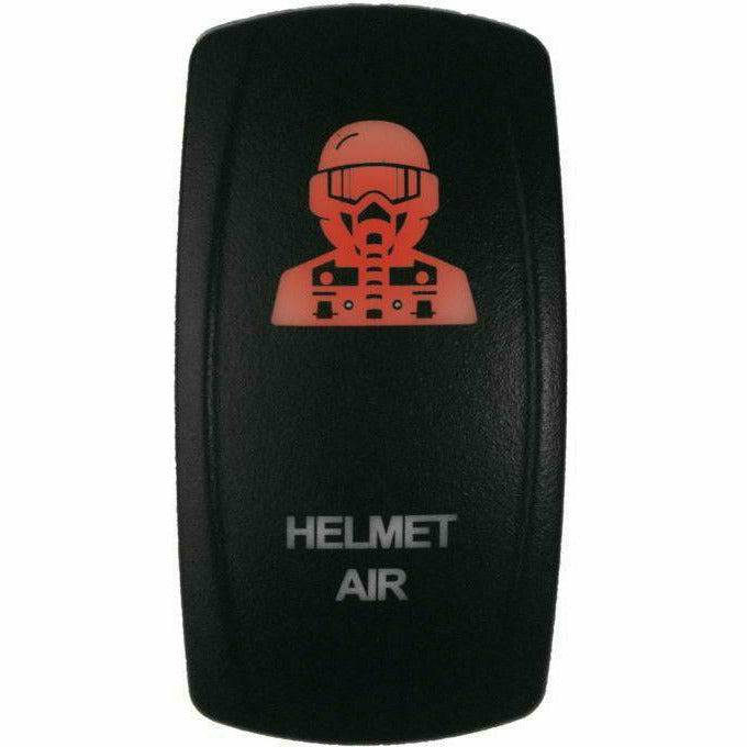 DragonFire Racing Laser-Etched Dual LED Helmet Air On/Off Switch