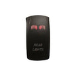 Laser-Etched Dual LED Rear Light On/Off Switch | DragonFire Racing