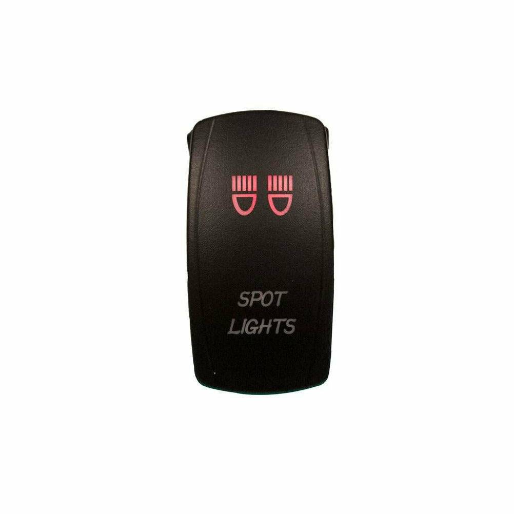 DragonFire Racing Laser-Etched Dual LED Spotlight On/Off Switch