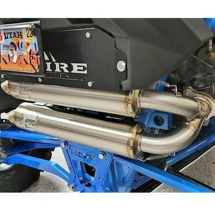 Empire Industries Polaris RZR PRO XP Stainless Series Dual Slip On Exhaust