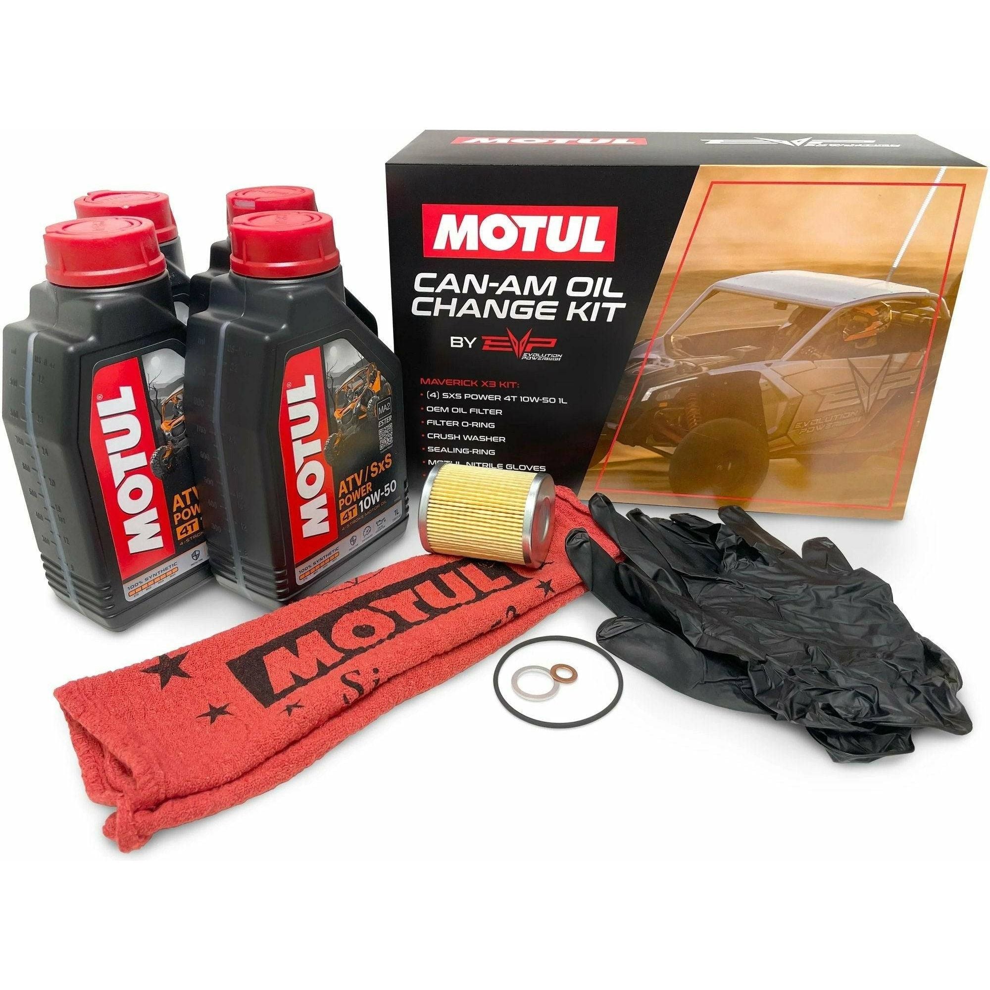 Evolution Powersports Can Am Maverick X3 Oil Change Kit