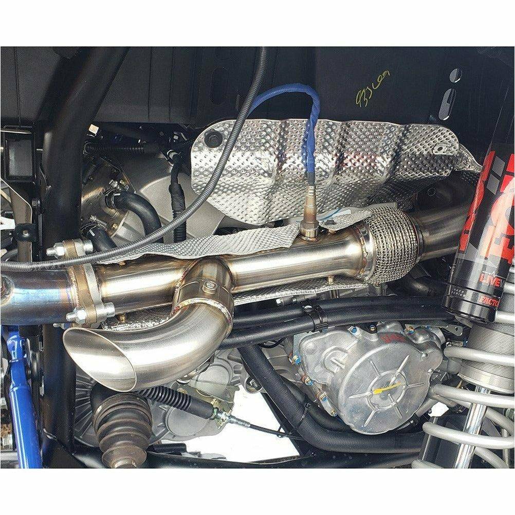 Evolution Powersports Polaris RZR XP Turbo Shocker Electric Side Dump Exhaust - Kombustion Motorsports