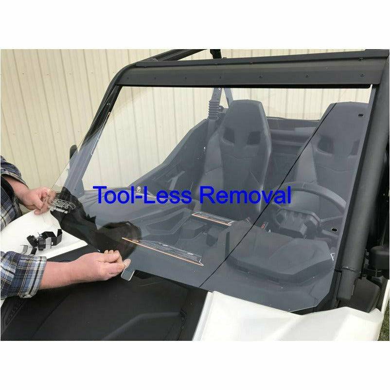 Extreme Metal Products Can Am Commander / Maverick Hard Coated Polycarbonate Windshield
