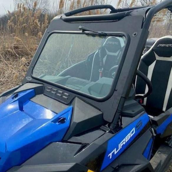 Extreme Metal Products Polaris RZR Turbo S Laminated Glass Windshield with Wiper