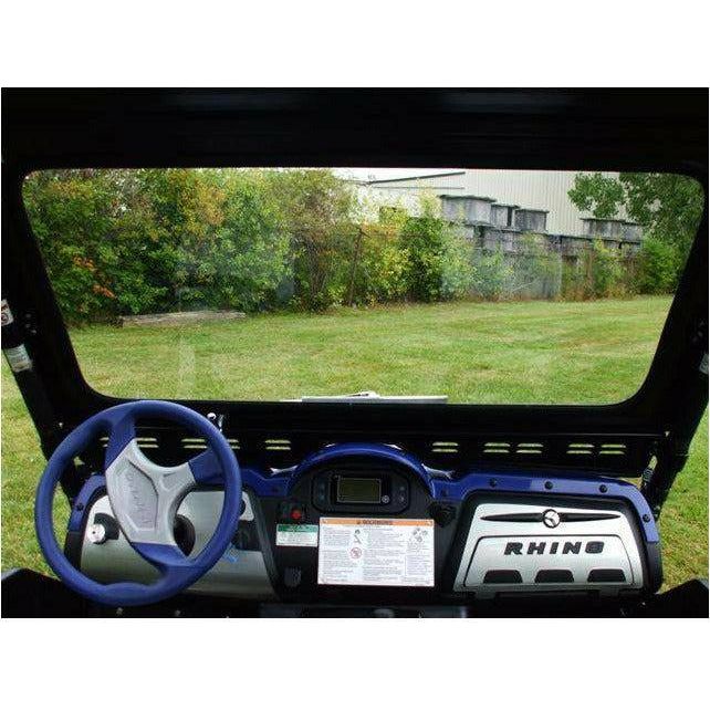 Extreme Metal Products Yamaha Rhino Laminated Glass Windshield with Wiper