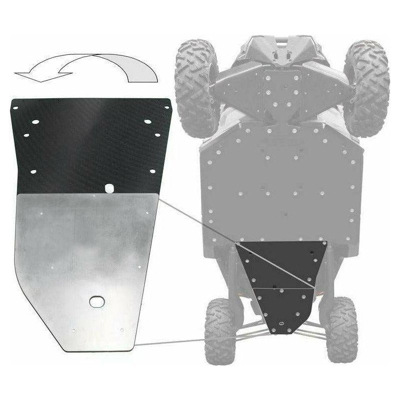 Factory UTV Can Am Maverick X3 UHMW Skid Plate - Kombustion Motorsports