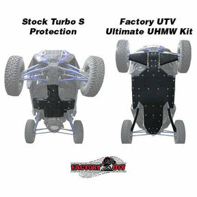 Factory UTV Polaris RZR XP Turbo S UHMW Skid Plate - Kombustion Motorsports