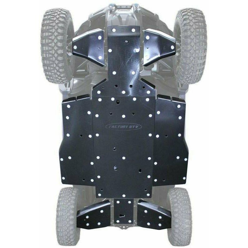 Factory UTV Yamaha Wolverine RMAX 2 Ultimate UHMW Skid Plate Package