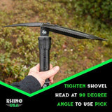 Folding Survival Shovel with Pick