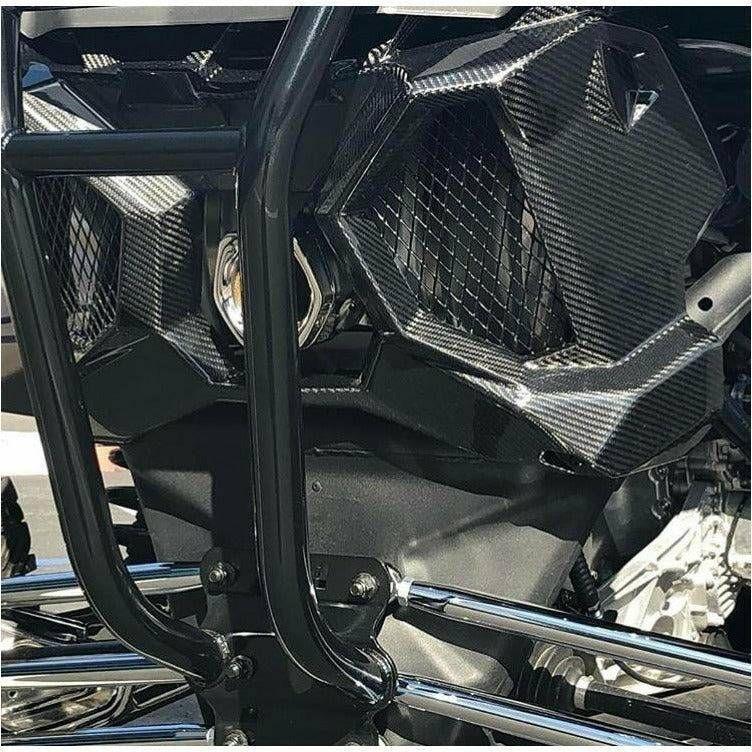 Can Am X3 Carbon Fiber Exhaust Surround / Rear Shroud | FourWerx