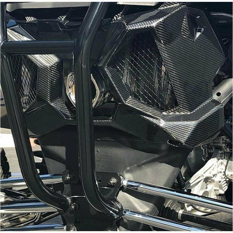 Can Am X3 Carbon Fiber Exhaust Surround / Rear Shroud - Kombustion Motorsports
