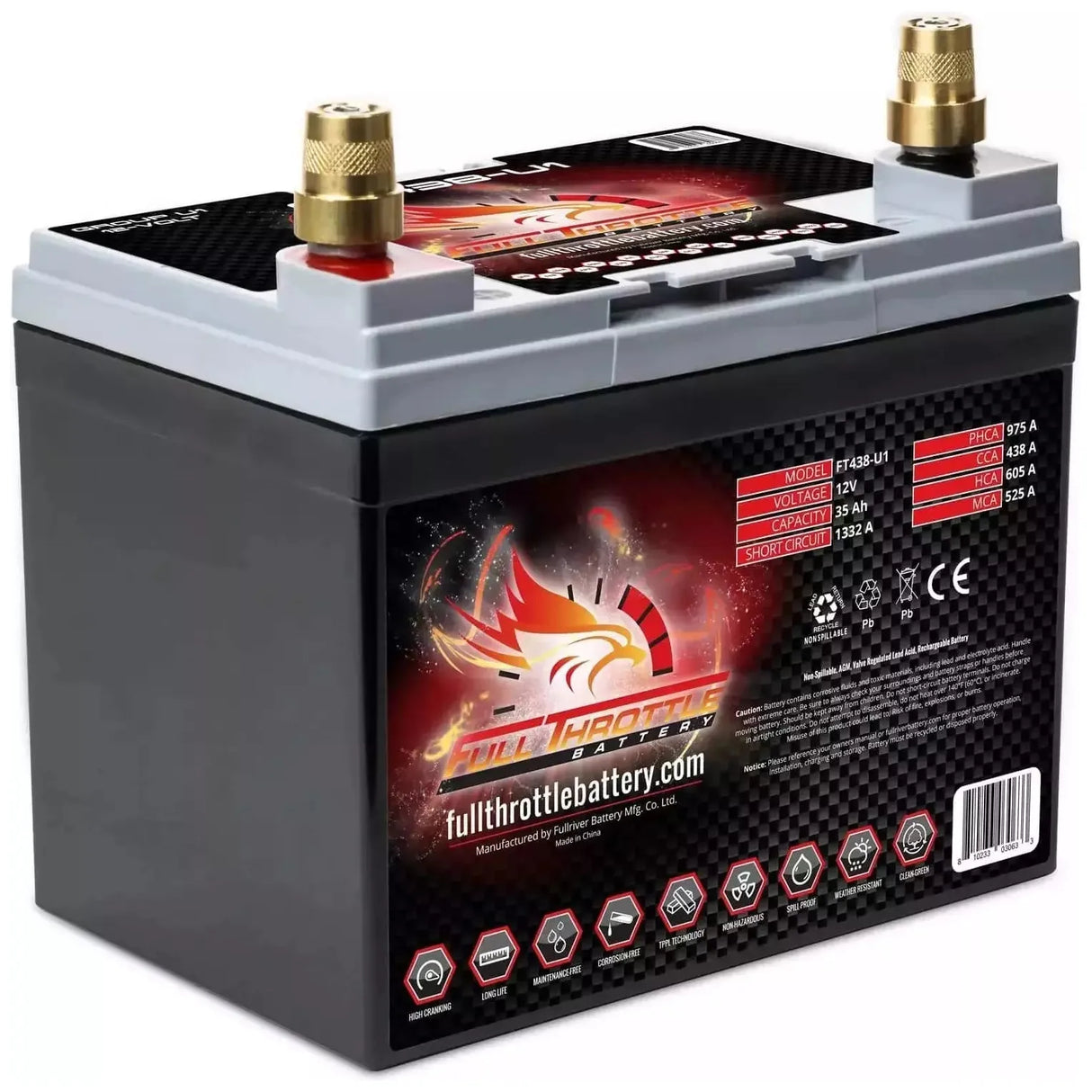 FT438-U1 Battery | Fullriver Battery