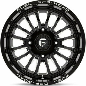 Fuel Off Road D821 Arc Wheel (Gloss Black Milled)