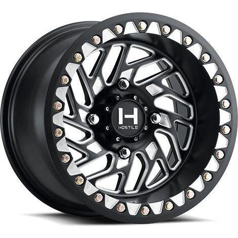 H316 Jigsaw UTV Beadlock Wheel (Satin Black Milled)