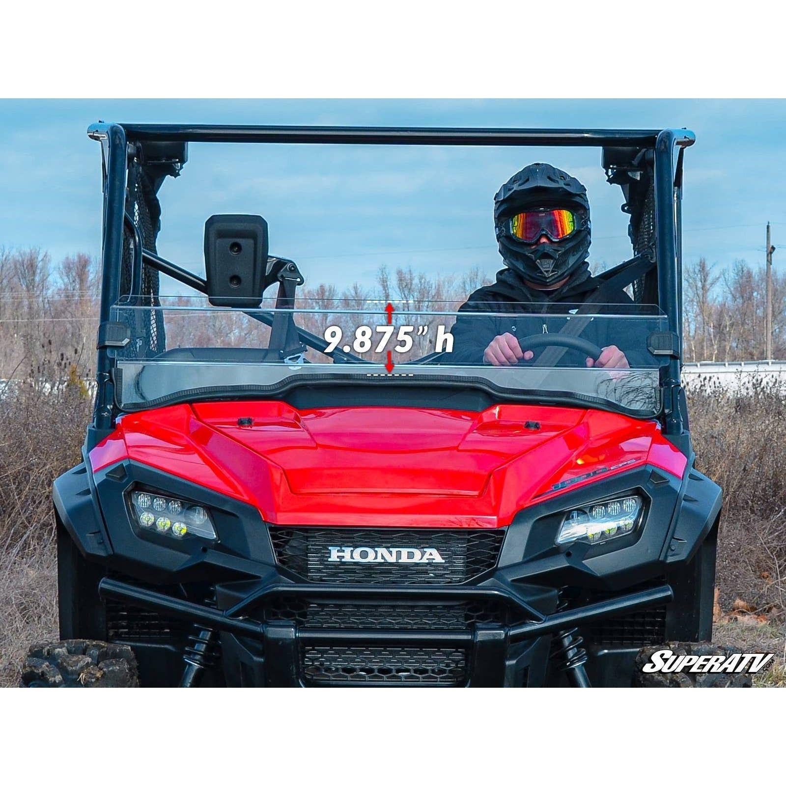 Honda Pioneer 1000 Scratch Resistant Half Windshield