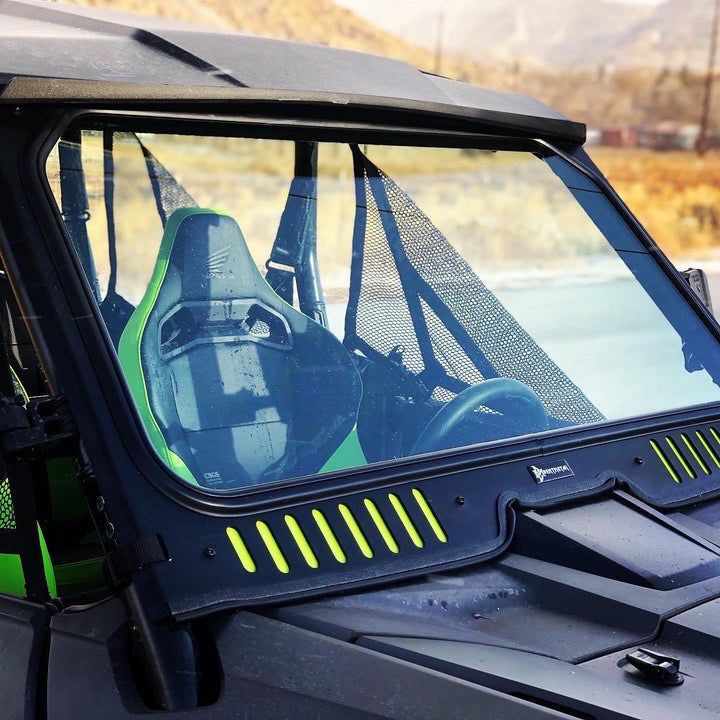 Honda Talon Vented Glass Front Windshield | Bent Metal