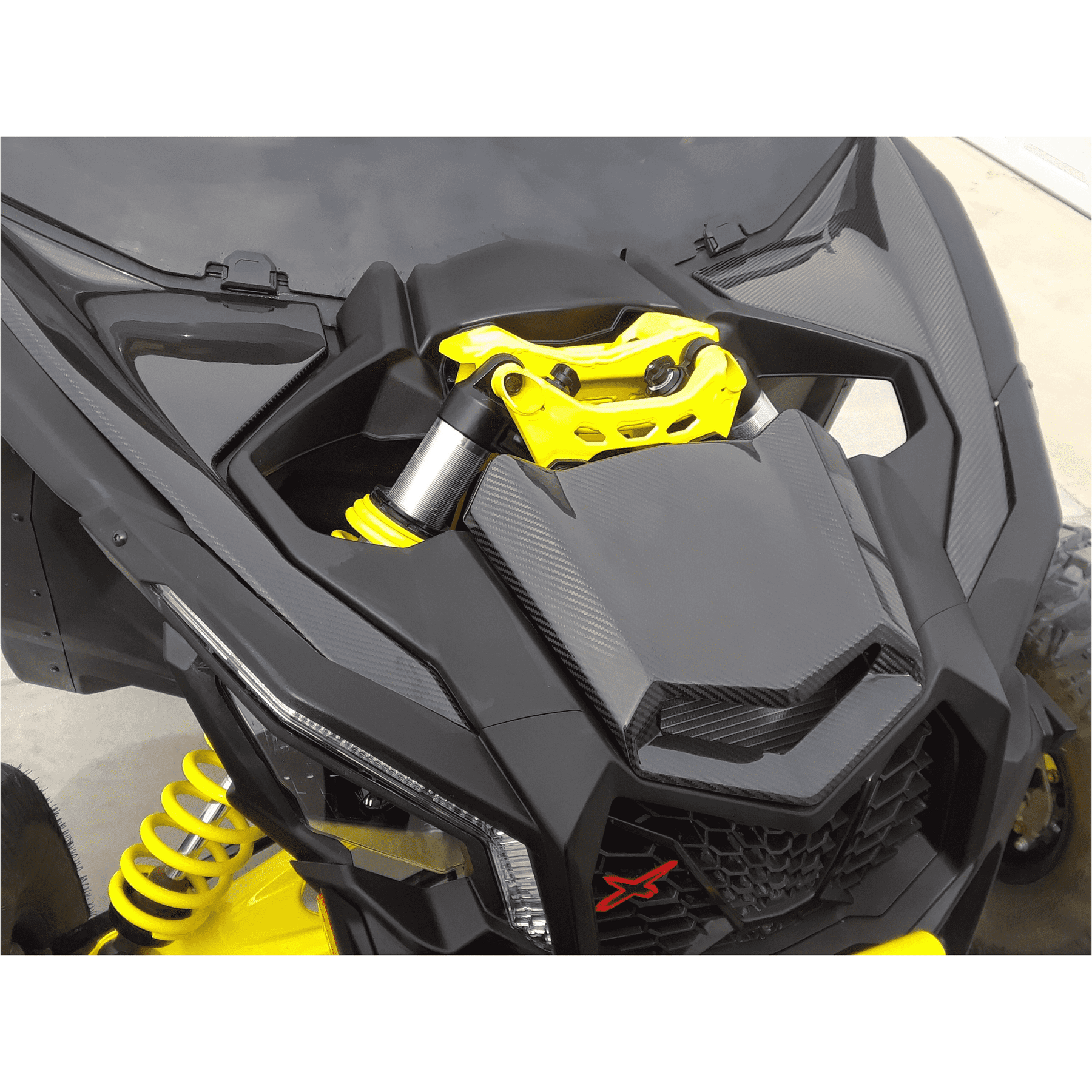 Can Am X3 Carbon Fiber Inner Hood Panel Set - Kombustion Motorsports