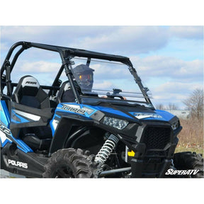 Polaris RZR XP Turbo Scratch Resistant Flip Windshield | SuperATV