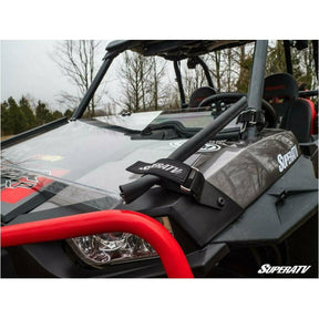 Polaris RZR XP Turbo Scratch Resistant Flip Down Windshield | SuperATV