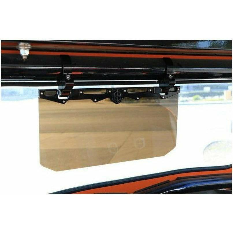 Pro Armor 12" Tinted Aluminum Visor with 1.75" Clamps