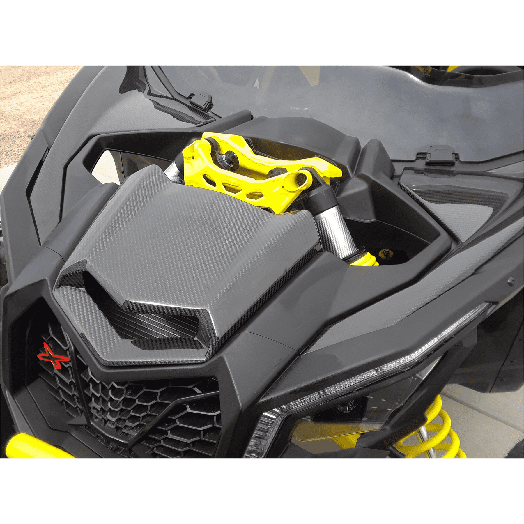 Can Am X3 Carbon Fiber Inner Hood Panel Set - Kombustion Motorsports