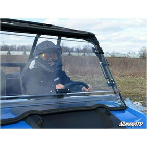 Polaris RZR XP Turbo Scratch Resistant Flip Windshield | SuperATV