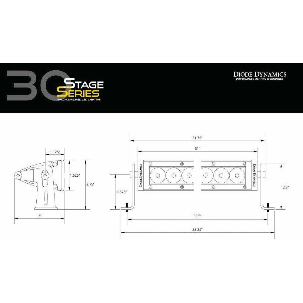 Diode Dynamics Stage Series 30" Light Bar - Kombustion Motorsports