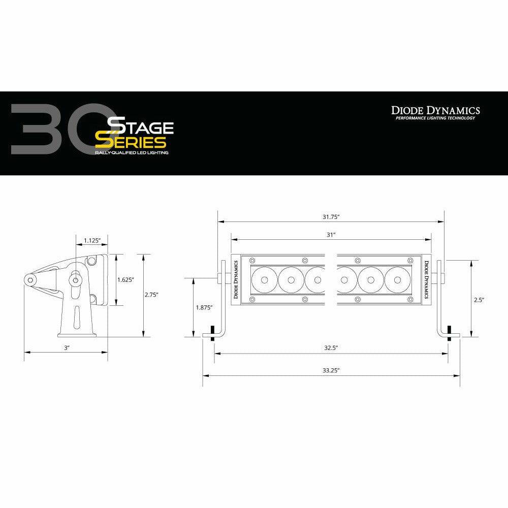 Diode Dynamics Stage Series 30" Light Bar - Kombustion Motorsports