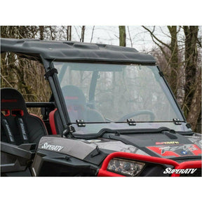 Polaris RZR XP Turbo Scratch Resistant Flip Down Windshield | SuperATV