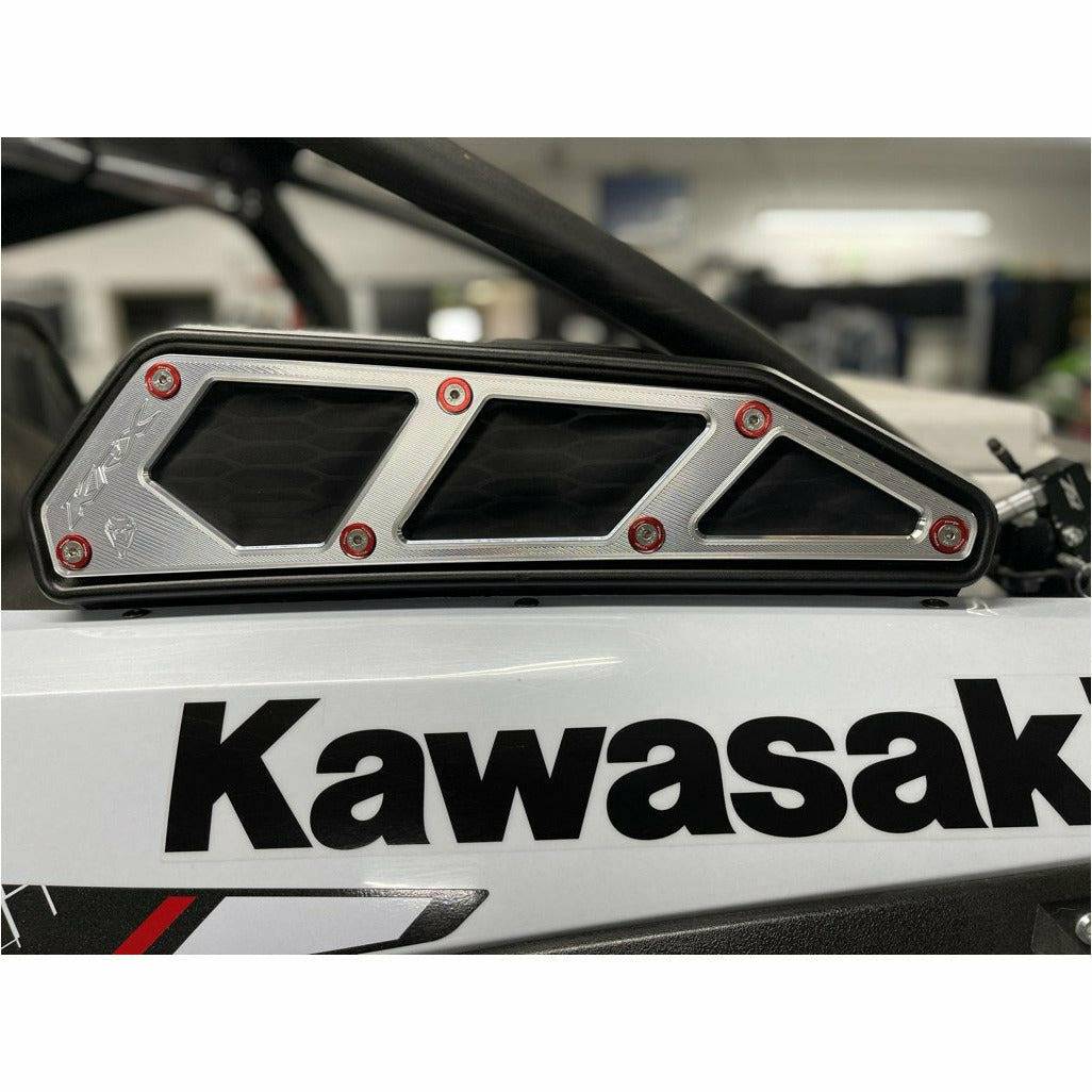 Viper Machine Kawasaki KRX 1000 Billet 'FrogSkin' Intake Covers