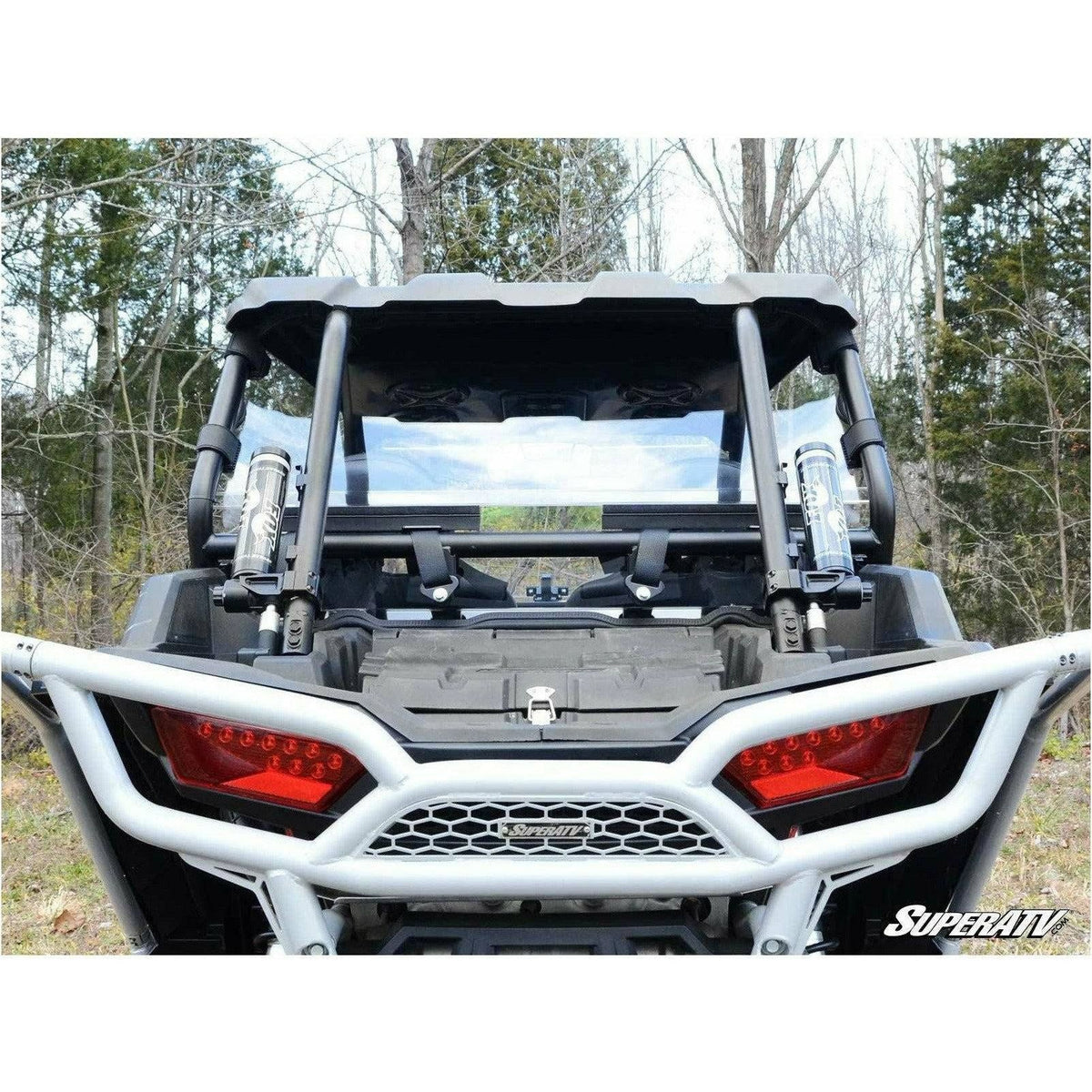 SuperATV Polaris RZR XP Turbo Rear Windshield