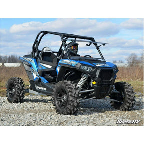 Polaris RZR XP Turbo Scratch Resistant Flip Windshield | SuperATV